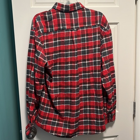 Men’s Red Gray and White Flannel - Picture 2 of 12